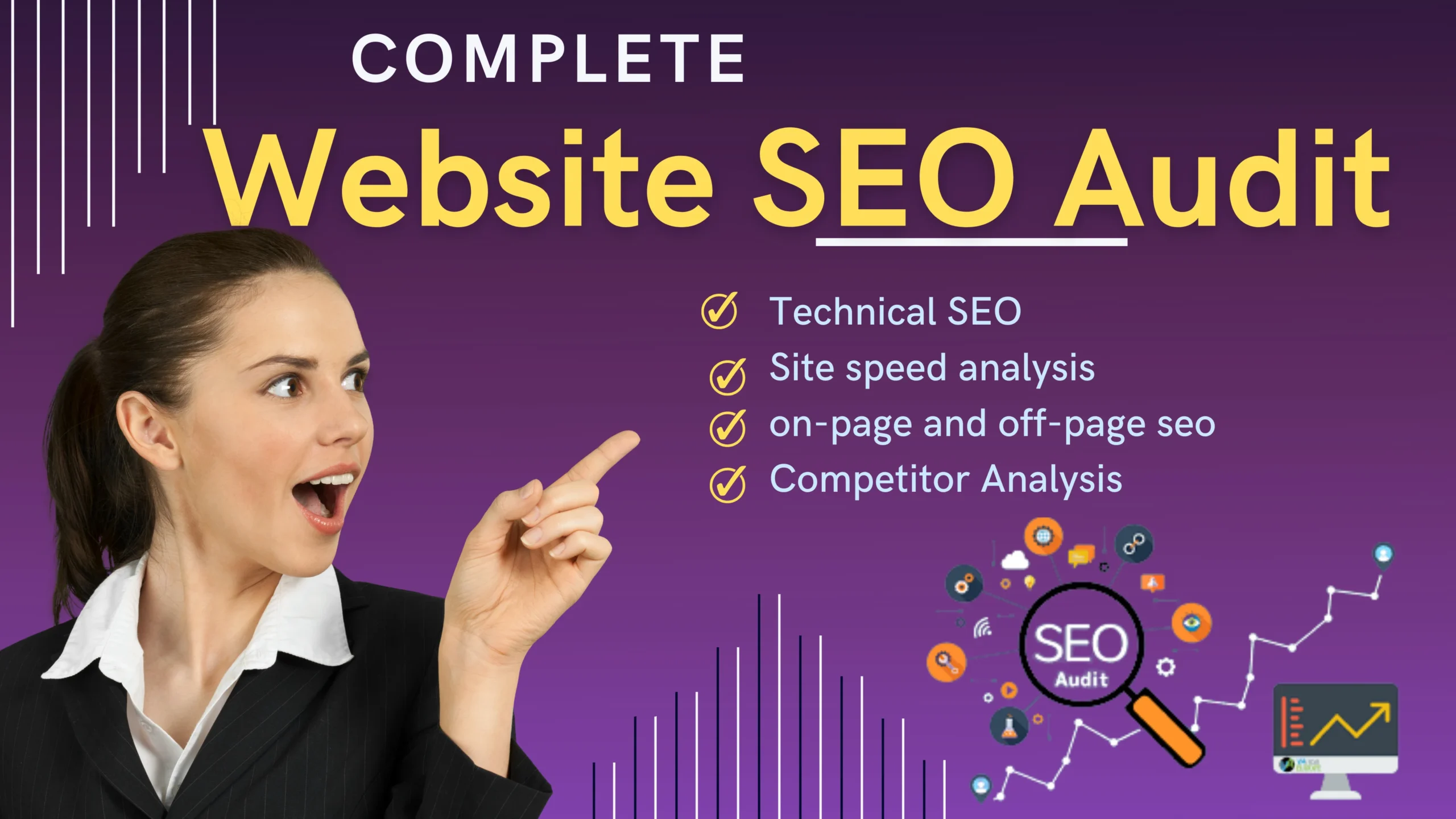 I Will Provide Pro SEO Report, Competitor Website Audit And Analysis